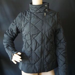 Marc/New York - Quilted Jacket/Vest - Removable Sleeves - Size S - Black
